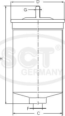 SCT-MANNOL ST 6090 - Filter za gorivo www.molydon.hr