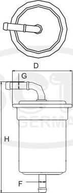 SCT-MANNOL ST 6161 - Filter za gorivo www.molydon.hr