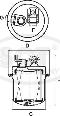 SCT-MANNOL ST 361 - Filter za gorivo www.molydon.hr