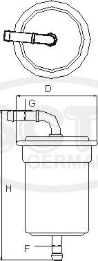 SCT-MANNOL ST 389 - Filter za gorivo www.molydon.hr