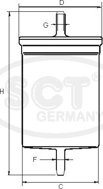 SCT-MANNOL ST 374 - Filter za gorivo www.molydon.hr