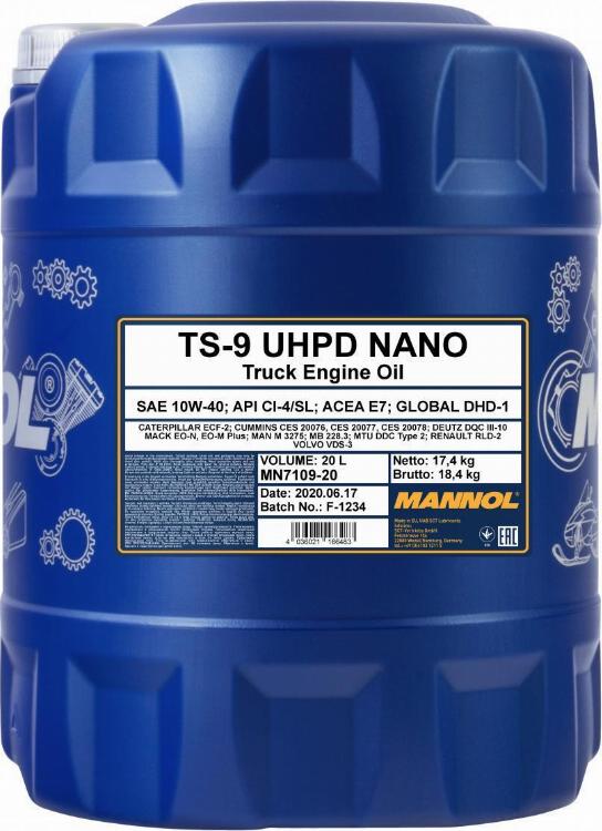 SCT-MANNOL TS-9 UHPD Nano - Ulje za motor www.molydon.hr