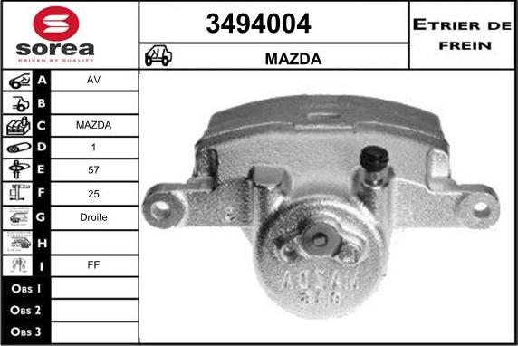 Sera 3494004 - kočione čeljusti www.molydon.hr