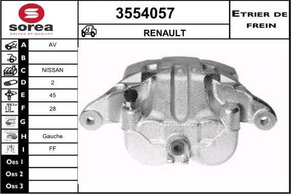 Sera 3554057 - kočione čeljusti www.molydon.hr