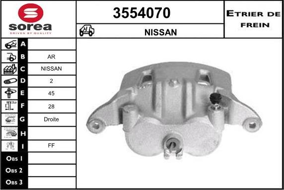 Sera 3554070 - kočione čeljusti www.molydon.hr