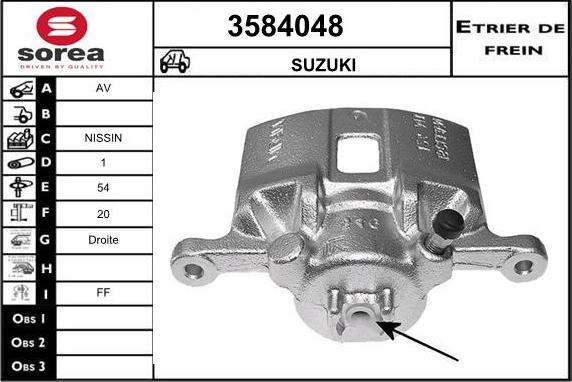 Sera 3584048 - kočione čeljusti www.molydon.hr