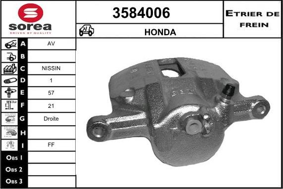 Sera 3584006 - kočione čeljusti www.molydon.hr