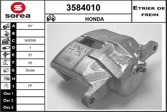 Sera 3584010 - kočione čeljusti www.molydon.hr