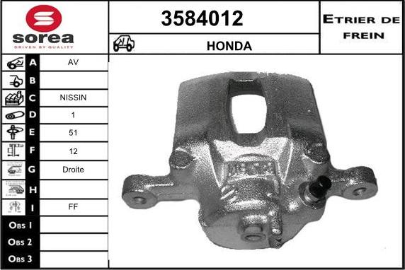 Sera 3584012 - kočione čeljusti www.molydon.hr