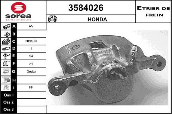 Sera 3584026 - kočione čeljusti www.molydon.hr