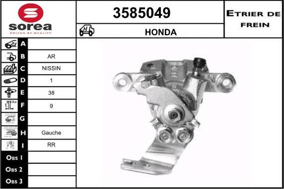 Sera 3585049 - kočione čeljusti www.molydon.hr