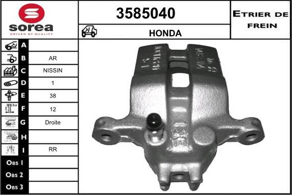 Sera 3585040 - kočione čeljusti www.molydon.hr