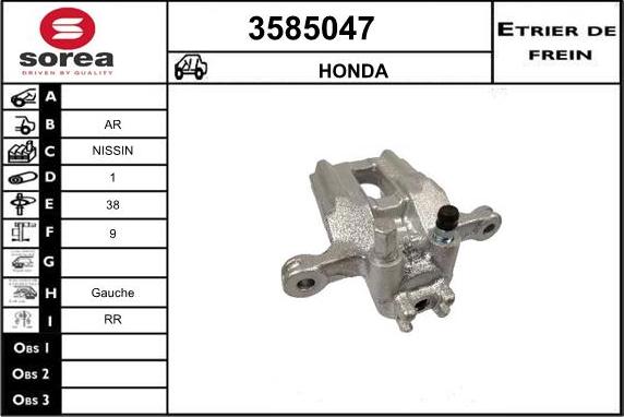 Sera 3585047 - kočione čeljusti www.molydon.hr