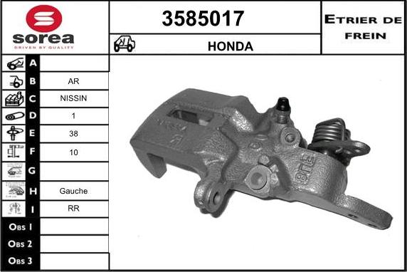 Sera 3585017 - kočione čeljusti www.molydon.hr