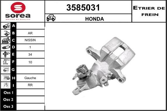 Sera 3585031 - kočione čeljusti www.molydon.hr