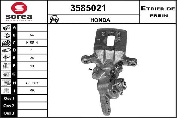 Sera 3585021 - kočione čeljusti www.molydon.hr