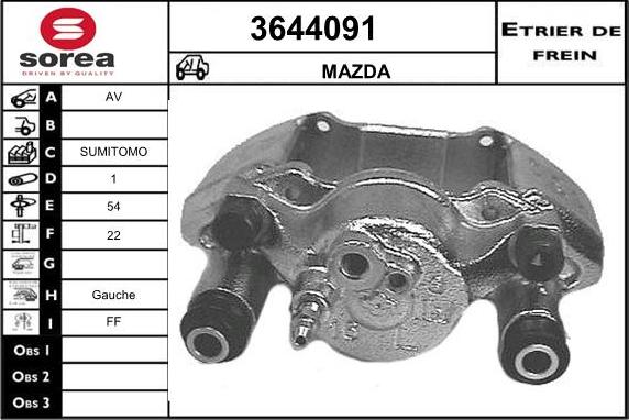 Sera 3644091 - kočione čeljusti www.molydon.hr