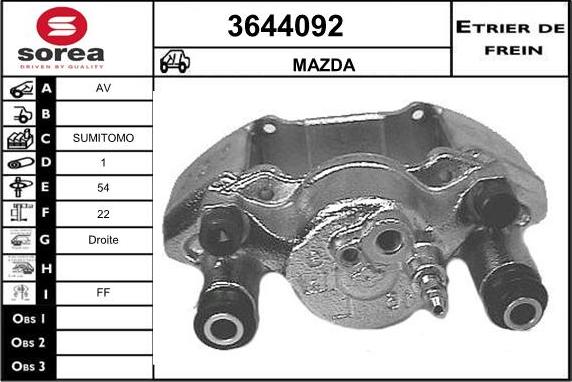 Sera 3644092 - kočione čeljusti www.molydon.hr