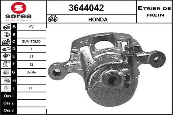 Sera 3644042 - kočione čeljusti www.molydon.hr