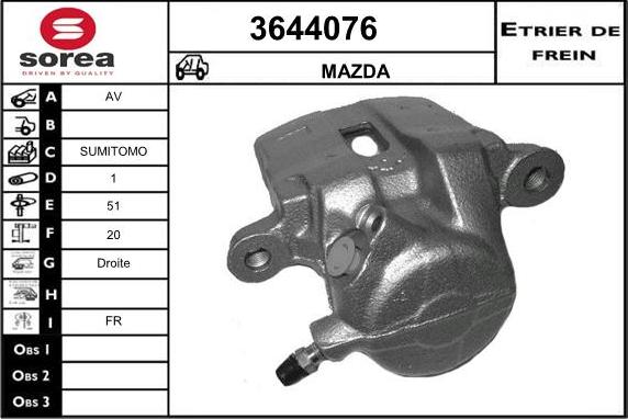 Sera 3644076 - kočione čeljusti www.molydon.hr