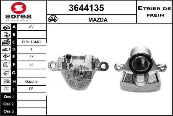 Sera 3644135 - kočione čeljusti www.molydon.hr