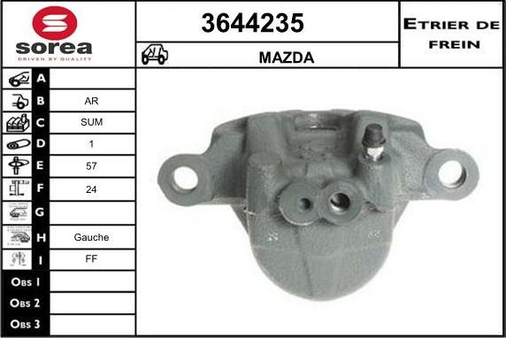 Sera 3644235 - kočione čeljusti www.molydon.hr