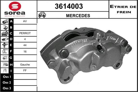 Sera 3614003 - kočione čeljusti www.molydon.hr