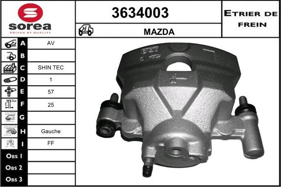 Sera 3634003 - kočione čeljusti www.molydon.hr