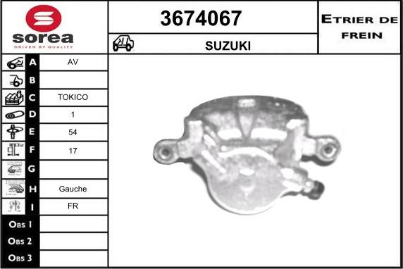 Sera 3674067 - kočione čeljusti www.molydon.hr