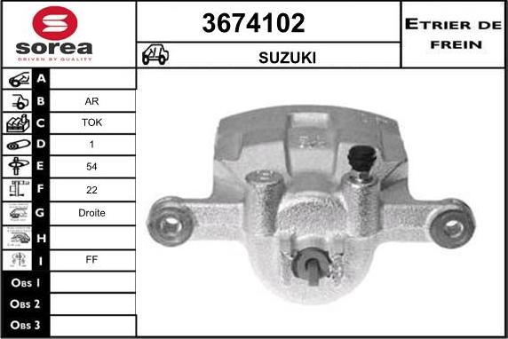 Sera 3674102 - kočione čeljusti www.molydon.hr