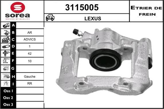 Sera 3115005 - kočione čeljusti www.molydon.hr