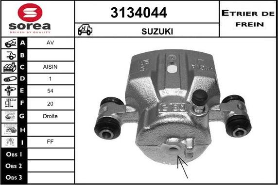 Sera 3134044 - kočione čeljusti www.molydon.hr