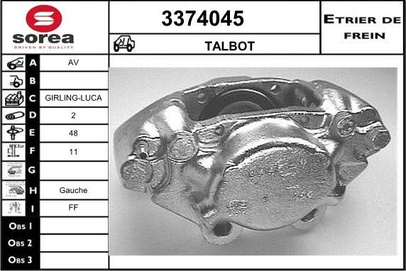 Sera 3374045 - kočione čeljusti www.molydon.hr