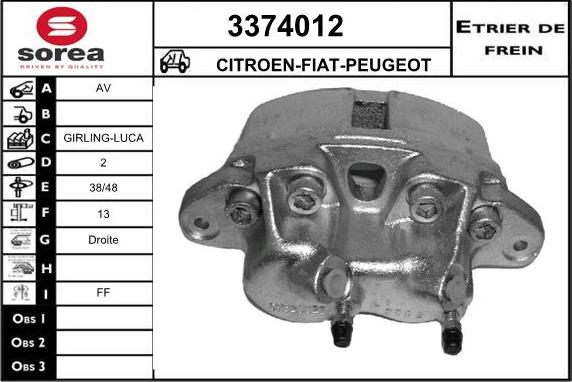 Sera 3374012 - kočione čeljusti www.molydon.hr