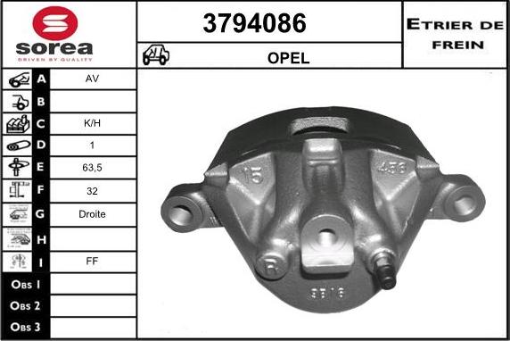 Sera 3794086 - kočione čeljusti www.molydon.hr