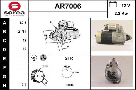 Sera AR7006 - Starter www.molydon.hr