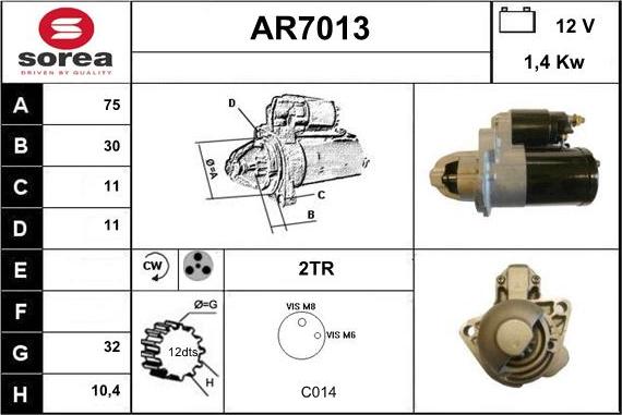 Sera AR7013 - Starter www.molydon.hr