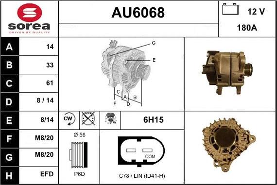 Sera AU6068 - Alternator www.molydon.hr