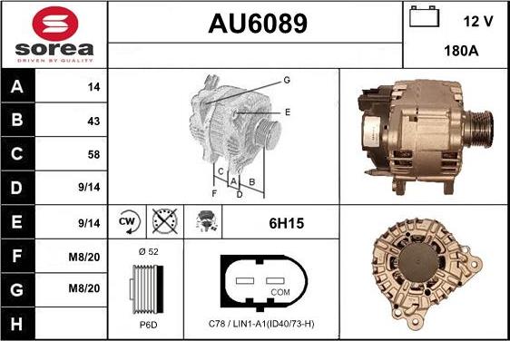 Sera AU6089 - Alternator www.molydon.hr