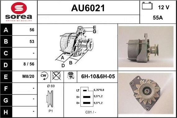 Sera AU6021 - Alternator www.molydon.hr