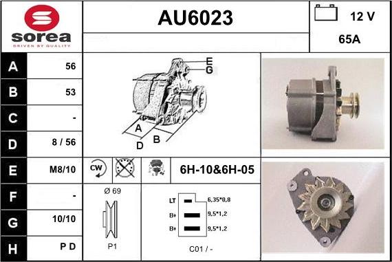 Sera AU6023 - Alternator www.molydon.hr