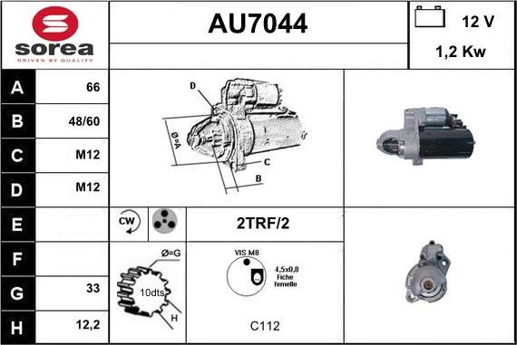 Sera AU7044 - Starter www.molydon.hr