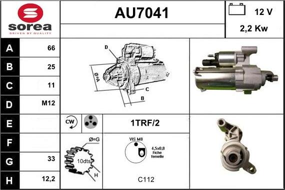 Sera AU7041 - Starter www.molydon.hr