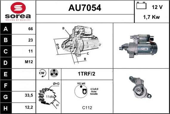 Sera AU7054 - Starter www.molydon.hr