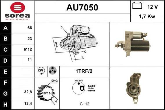 Sera AU7050 - Starter www.molydon.hr