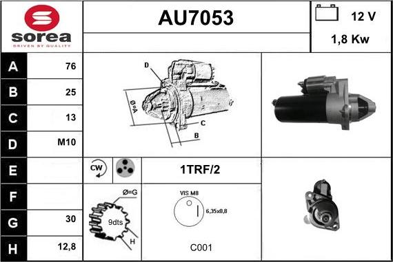 Sera AU7053 - Starter www.molydon.hr