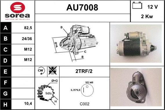 Sera AU7008 - Starter www.molydon.hr