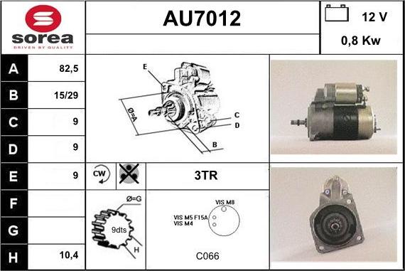 Sera AU7012 - Starter www.molydon.hr