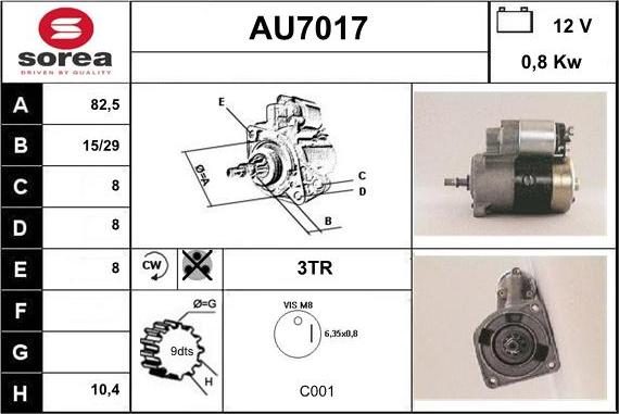 Sera AU7017 - Starter www.molydon.hr