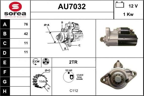 Sera AU7032 - Starter www.molydon.hr